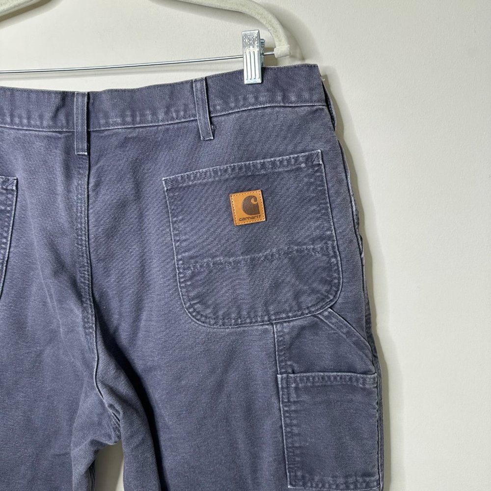 Carhartt Duck Canvas Dungaree Carpenter Work Pant… - image 4